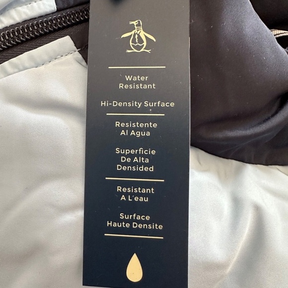 Designer Penguin by Munsingwear Dark Blue Mens Jacket Coat Large L - Picture 2 of 6